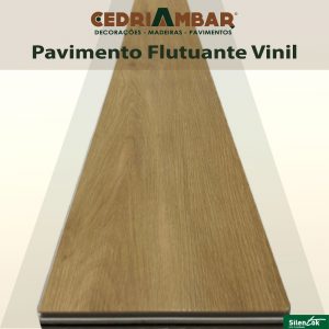 Pavimento Flutuante Vinil Castanho